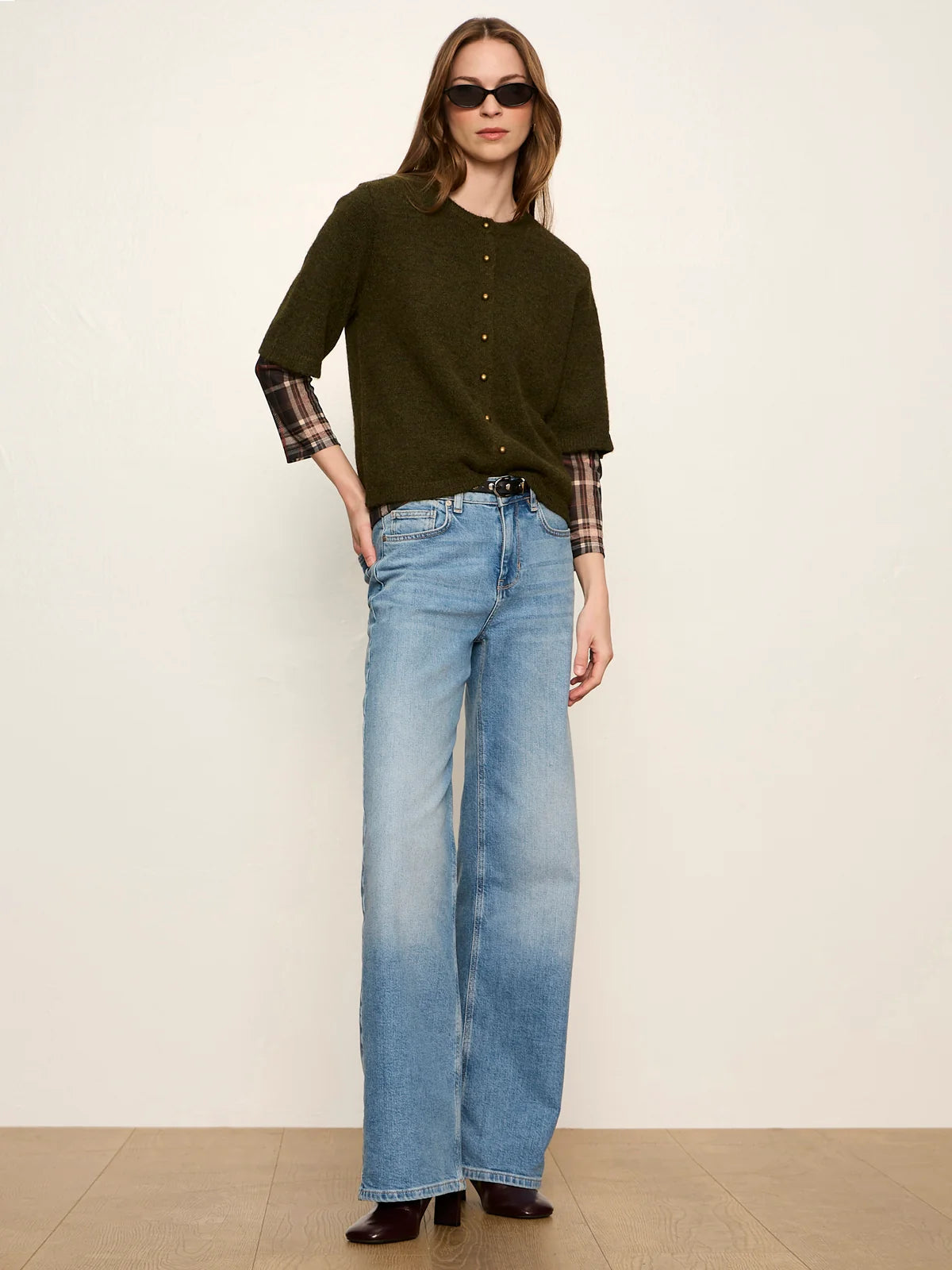 Sanctuary - Short Sleeve Cardigan in Kalamata