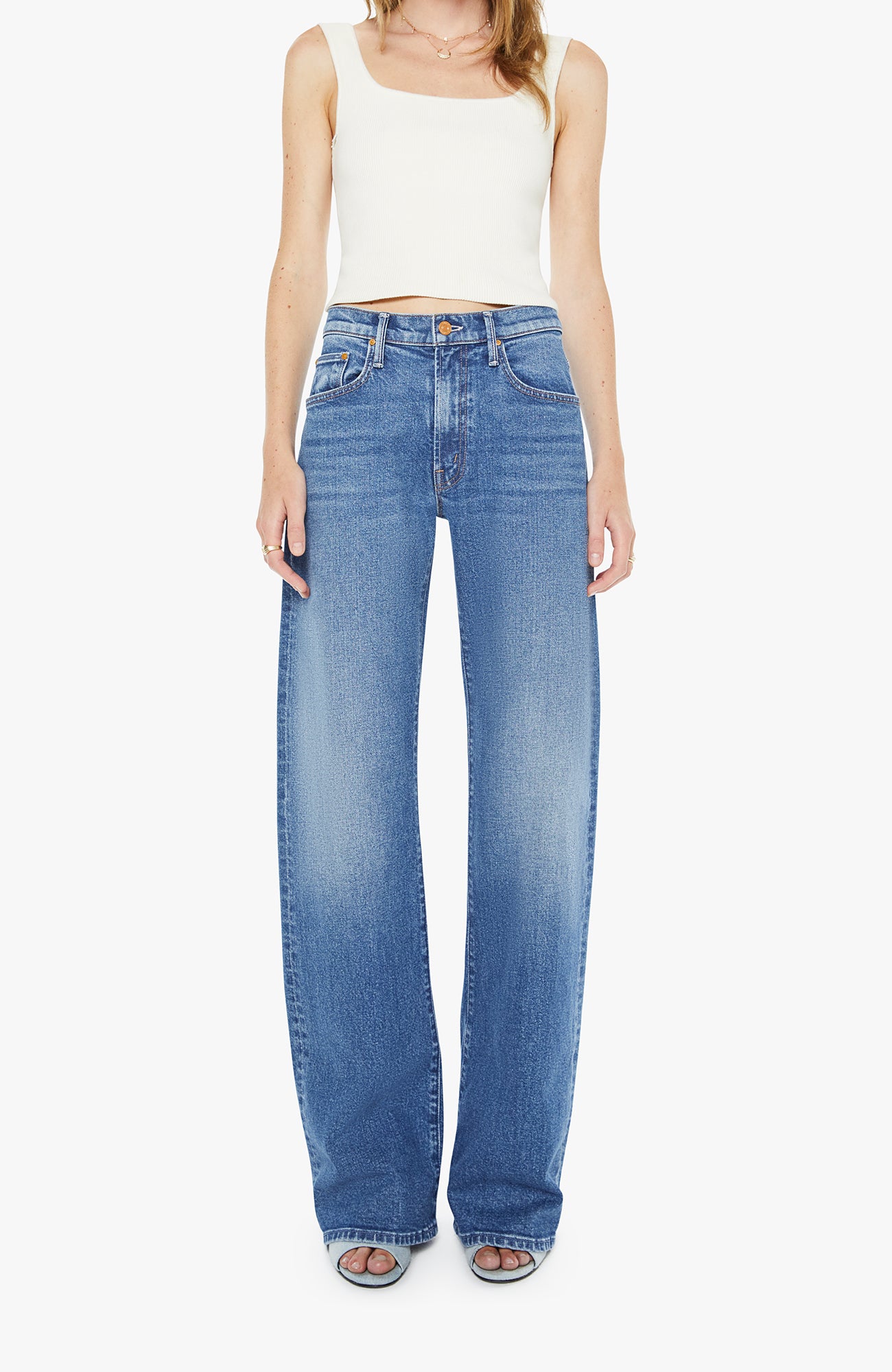 MOTHER - The Mid Rise Lasso Heel in Knick Knack Paddy Whack