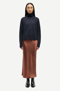 Samsøe Samsøe - Saagneta Long Skirt in Tortoise Shell