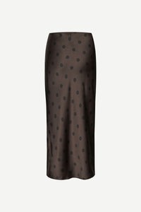 Samsøe Samsøe - Saagneta Long Skirt in Mulch Dott
