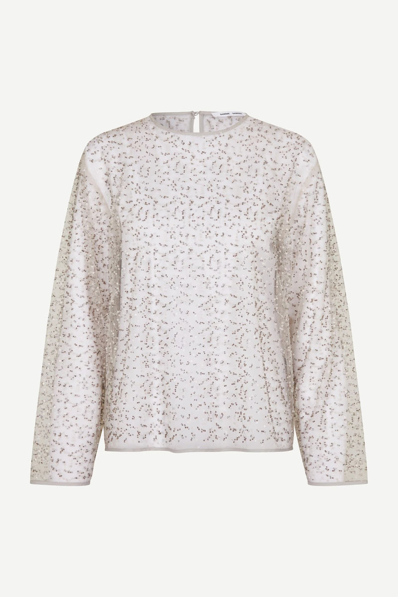 Samsøe Samsøe - Samally Blouse in Pumice Stone