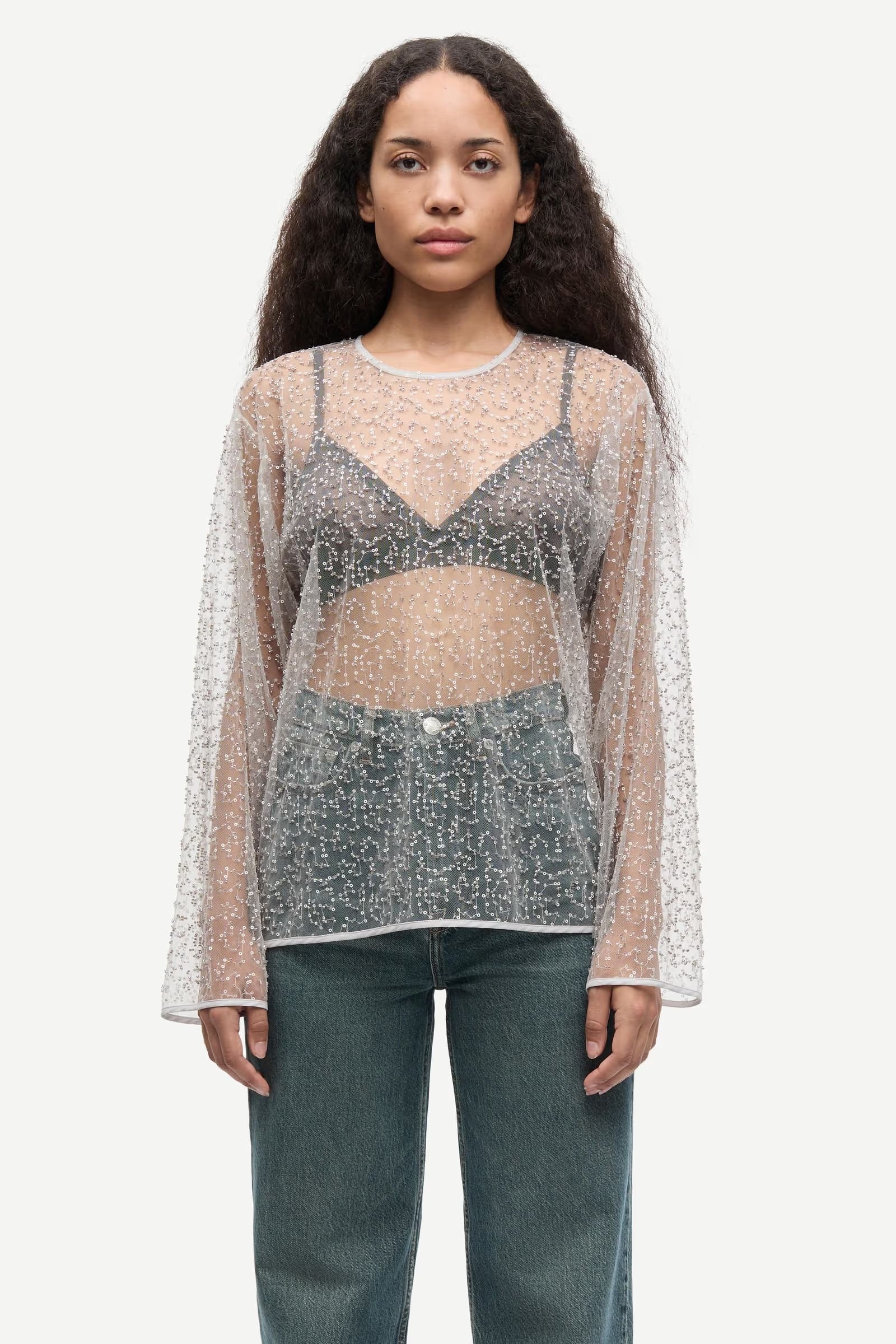 Samsøe Samsøe - Samally Blouse in Pumice Stone