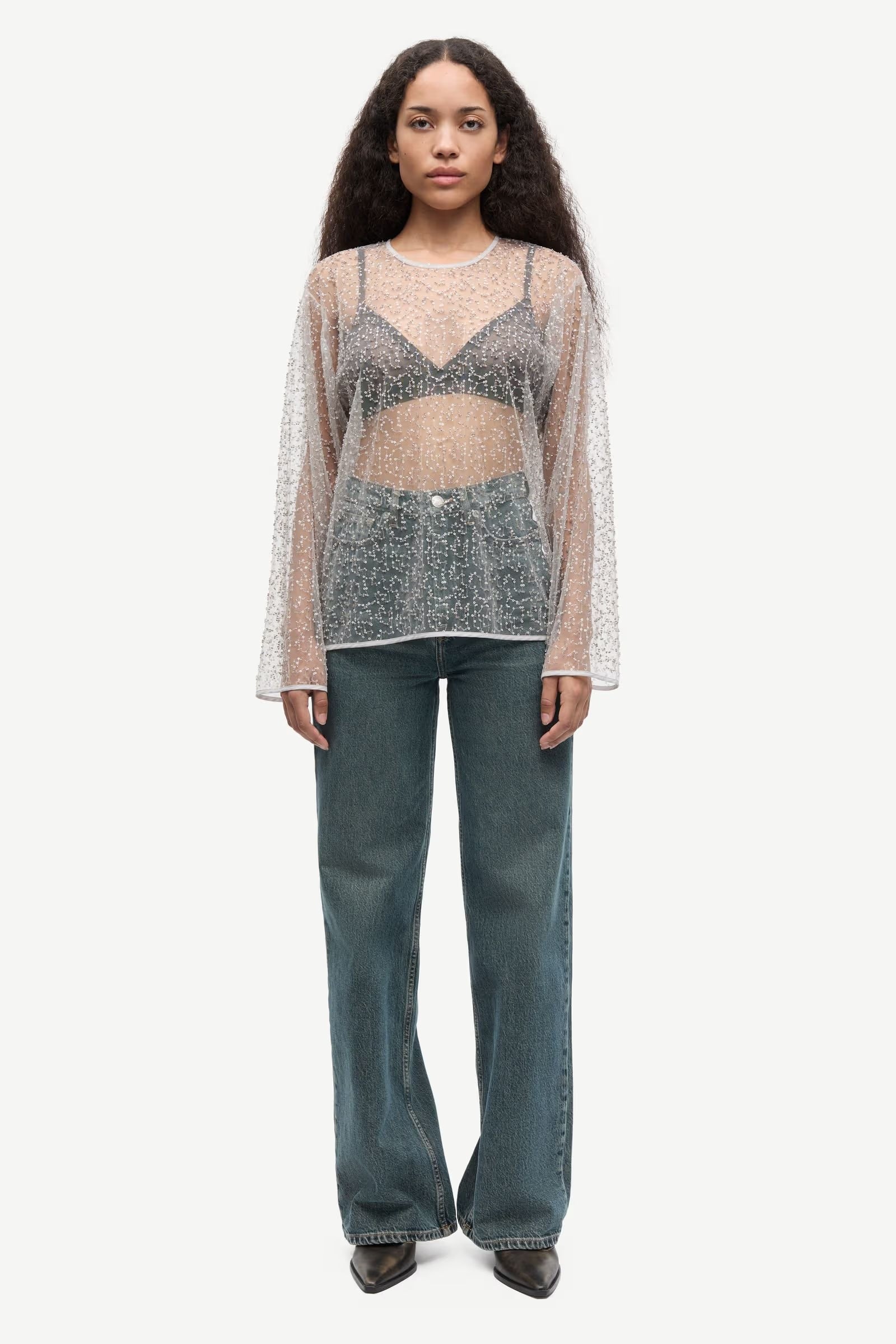 Samsøe Samsøe - Samally Blouse in Pumice Stone