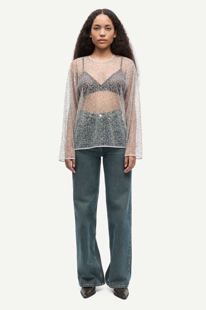 Samsøe Samsøe - Samally Blouse in Pumice Stone