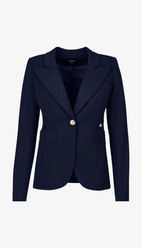 Smythe - Classic Duchess Full Back Blazer in Navy