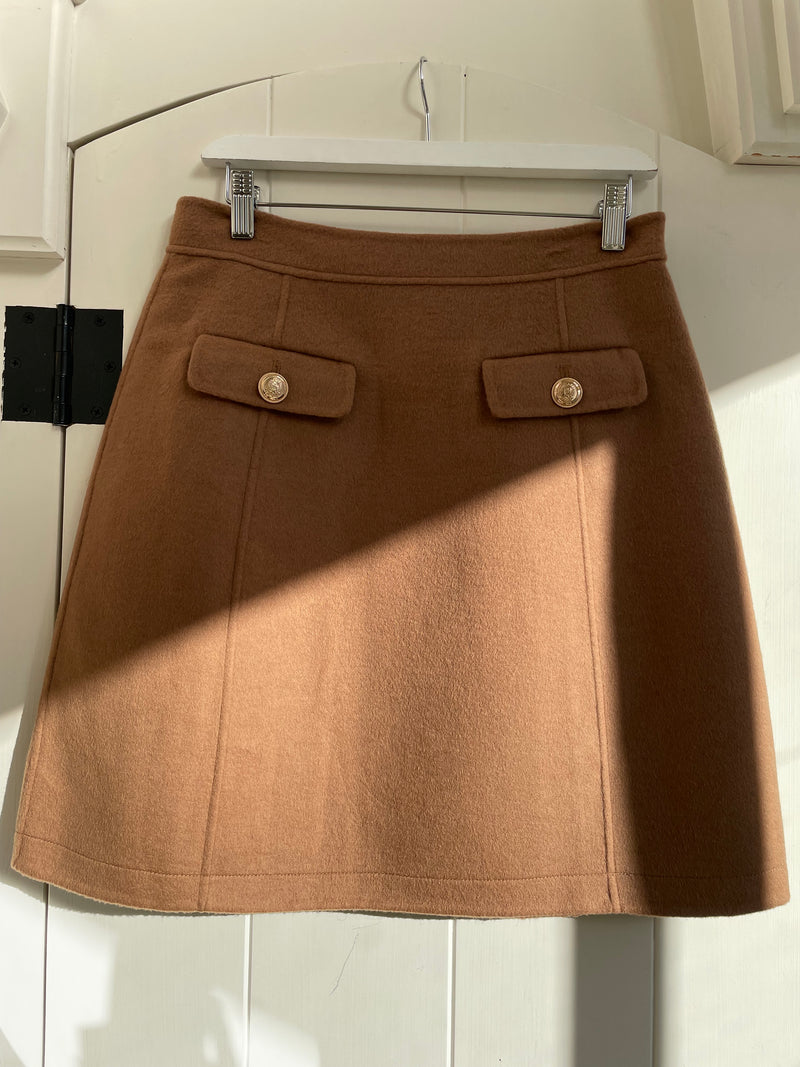 La Petite Francaise - Justesse Skirt in Camel