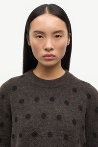 Samsøe Samsøe - Anour o-n Sweater in Mulch Dott