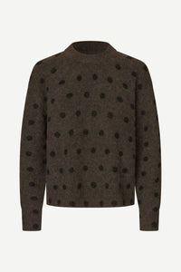Samsøe Samsøe - Anour o-n Sweater in Mulch Dott