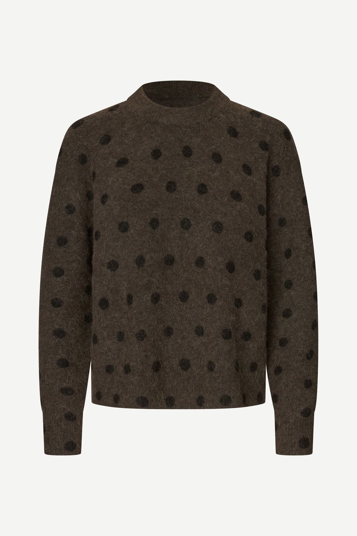Samsøe Samsøe - Anour o-n Sweater in Mulch Dott