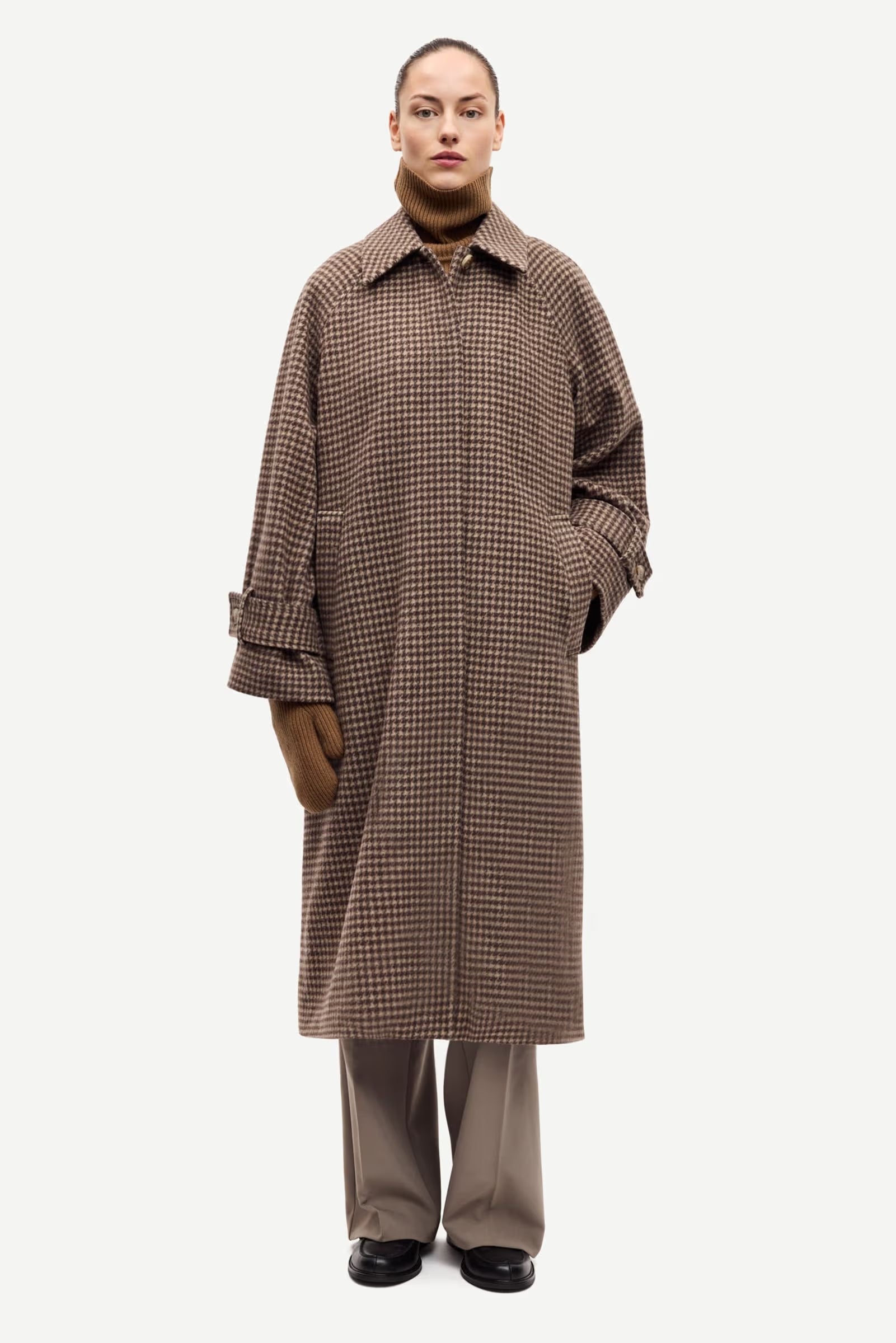 Samsøe Samsøe - Alma Coat in Aluminium Ch.