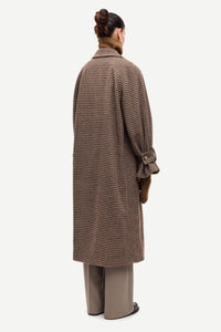 Samsøe Samsøe - Alma Coat in Aluminium Ch.