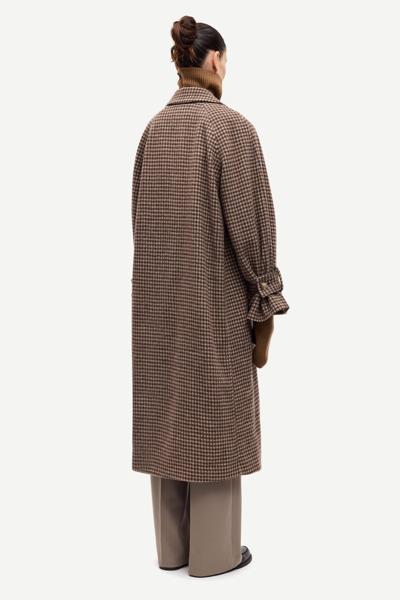 Samsøe Samsøe - Alma Coat in Aluminium Ch.