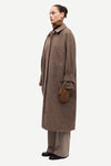 Samsøe Samsøe - Alma Coat in Aluminium Ch.