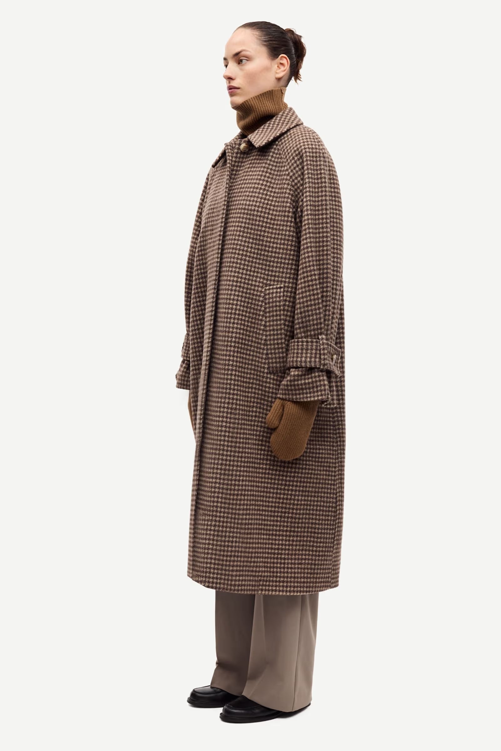 Samsøe Samsøe - Alma Coat in Aluminium Ch.