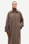 Samsøe Samsøe - Alma Coat in Aluminium Ch.