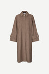 Samsøe Samsøe - Alma Coat in Aluminium Ch.