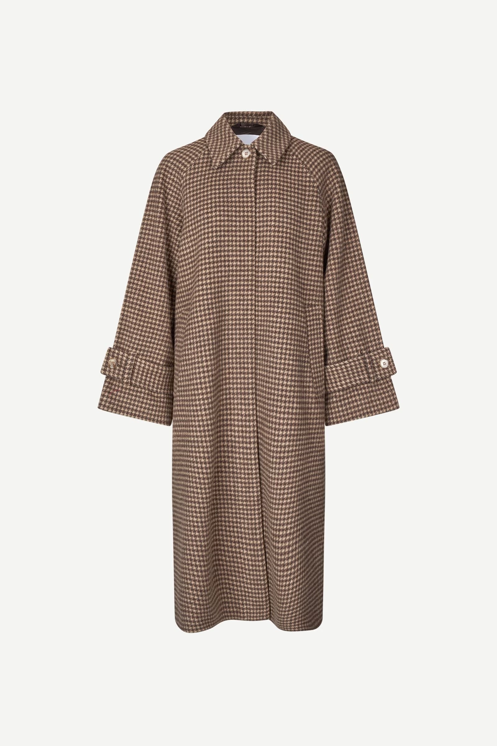 Samsøe Samsøe - Alma Coat in Aluminium Ch.