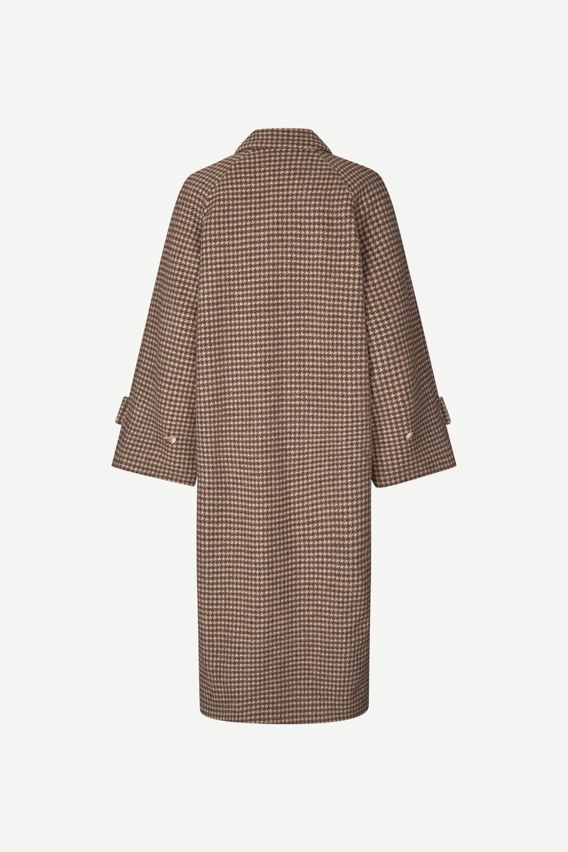 Samsøe Samsøe - Alma Coat in Aluminium Ch.