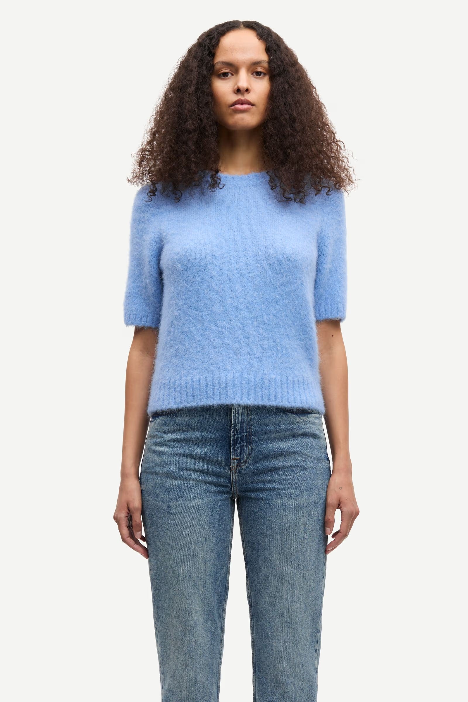 Samsøe Samsøe - Sajeanne Knit Top in Della Robbia Blue