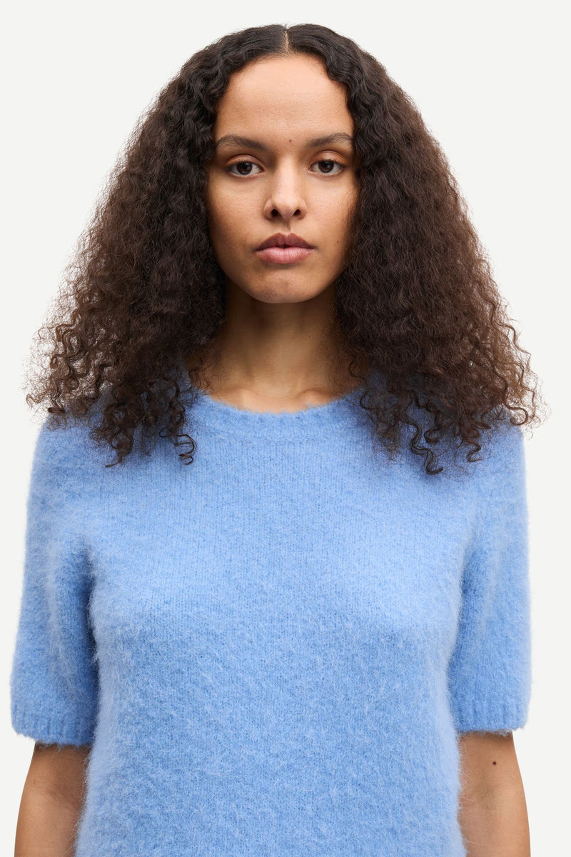Samsøe Samsøe - Sajeanne Knit Top in Della Robbia Blue