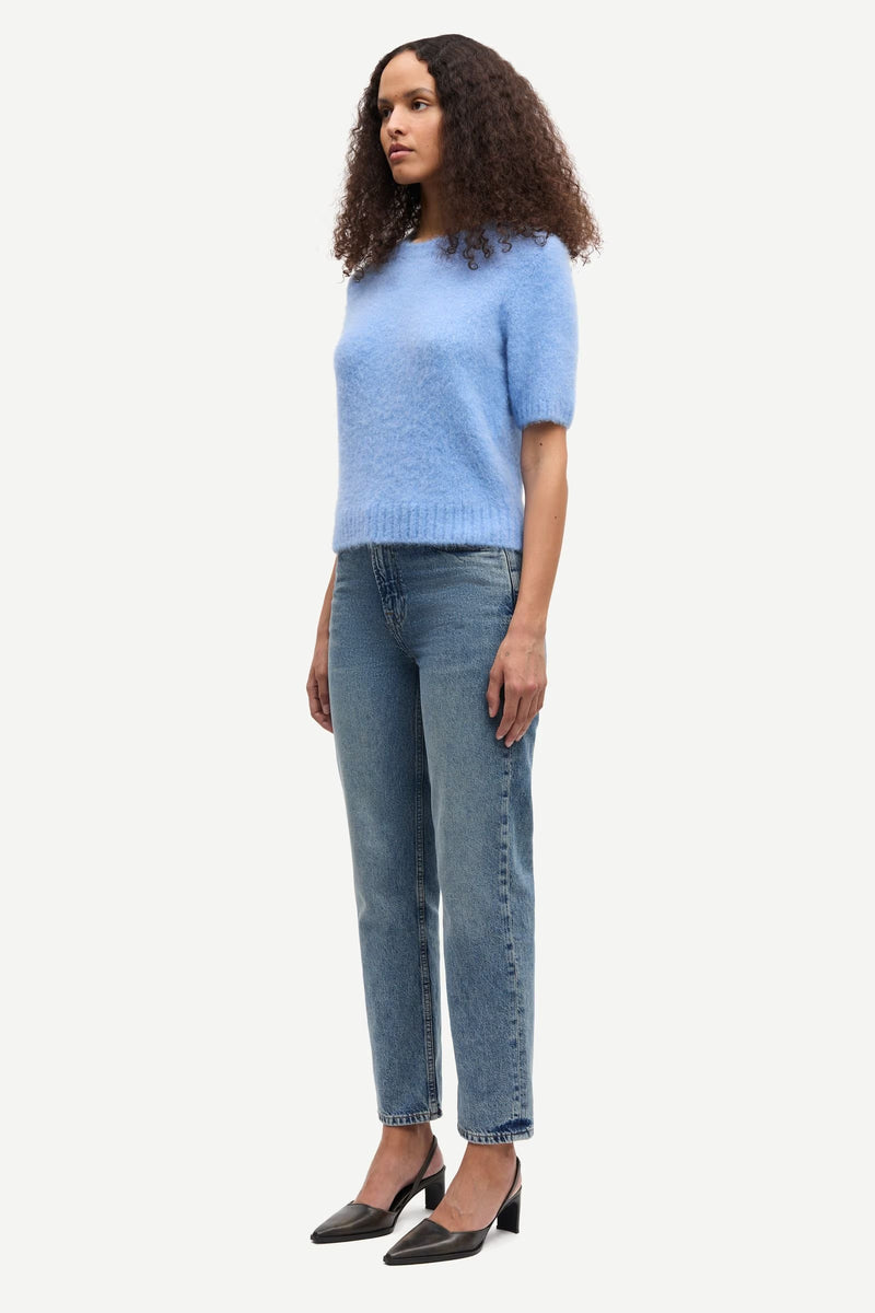 Samsøe Samsøe - Sajeanne Knit Top in Della Robbia Blue
