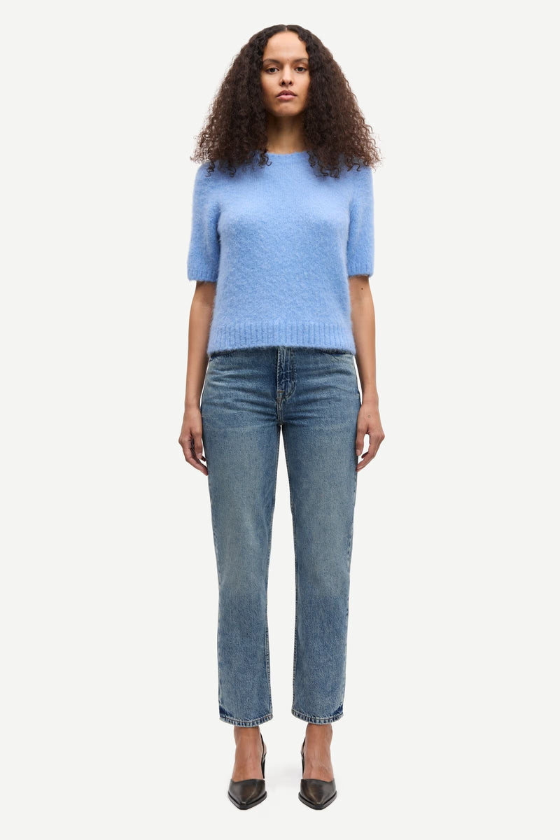 Samsøe Samsøe - Sajeanne Knit Top in Della Robbia Blue
