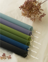 ZOET Studio - Ribbed Thick Taper Candle