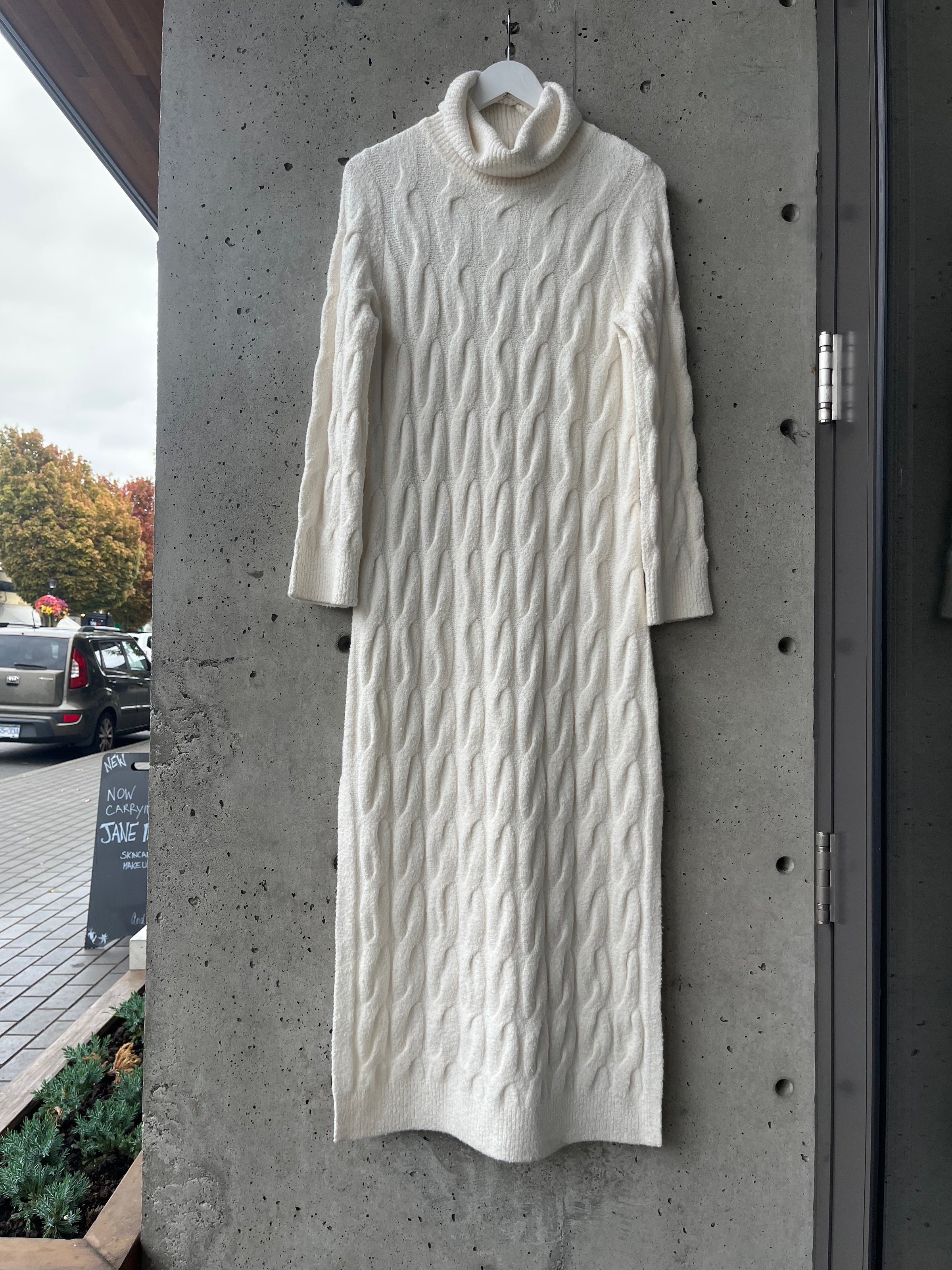 Splendid - Cella Jane Collection - Cable Sweater Dress in Snow