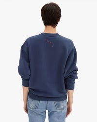 Clare V. - Oversized Sweatshirt in Block Ciao Navy