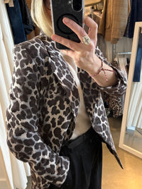 Smythe - 90s blazer in Leopard Jacquard