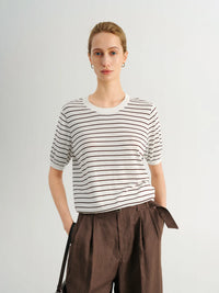 Meilleur Moment - Knit Top in Ivory