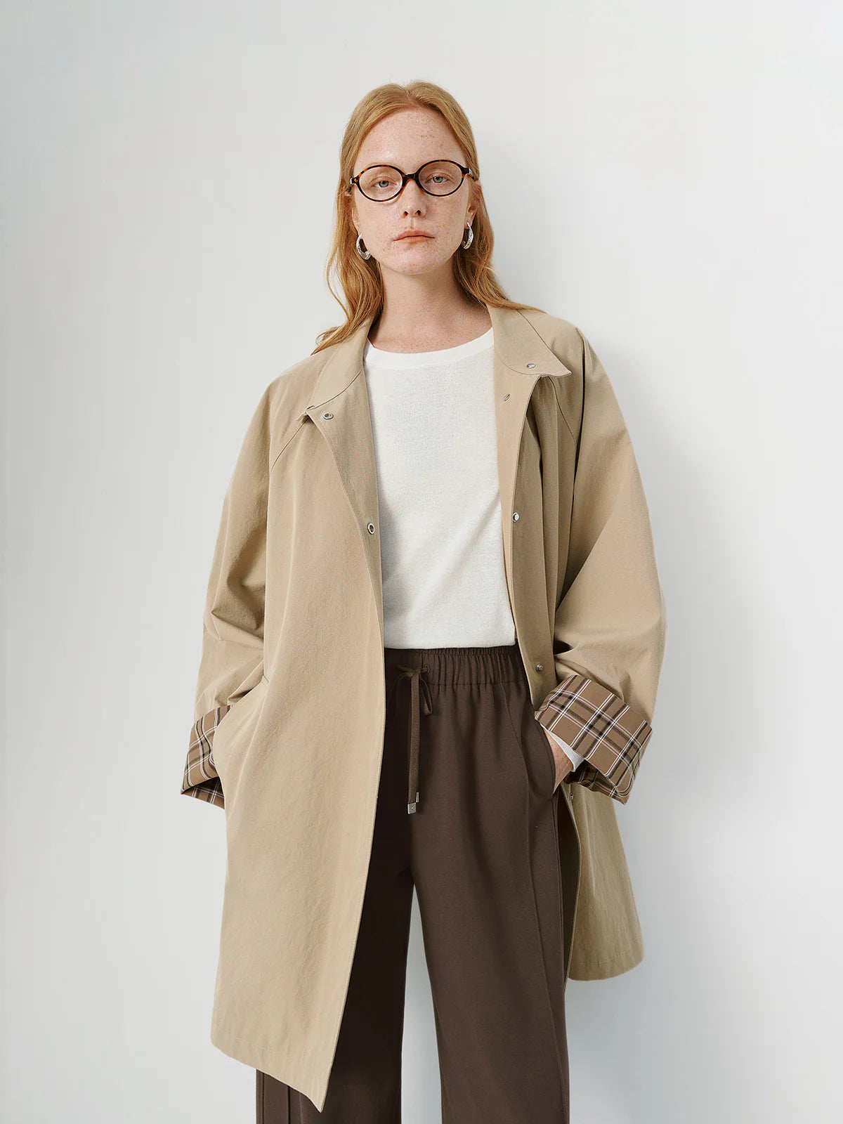 Meilleur Moment - Trench Coat in Khaki