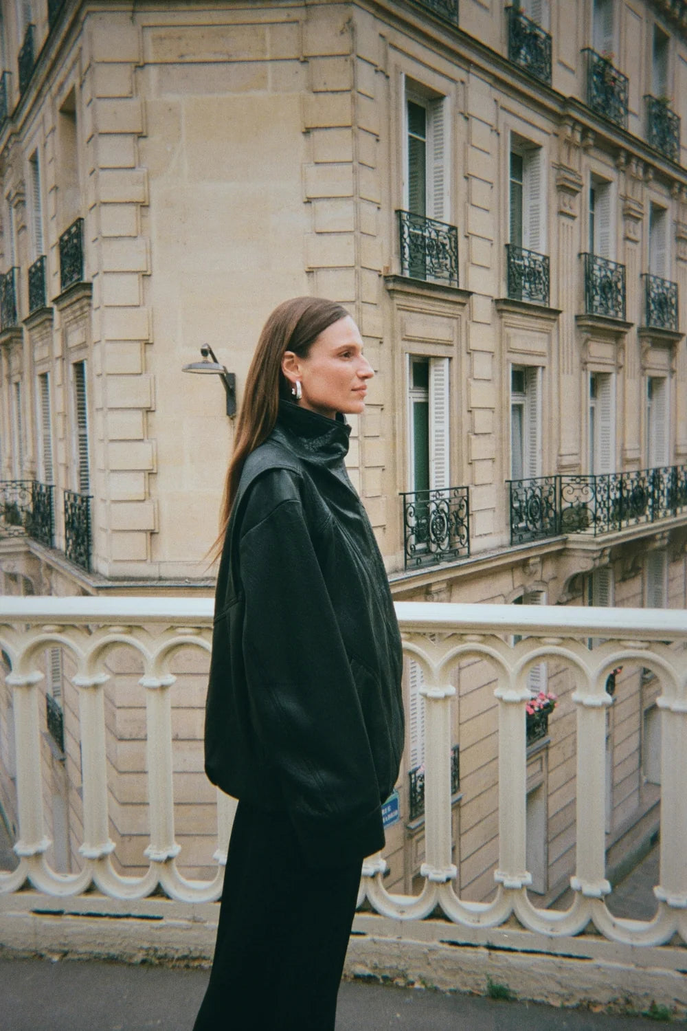 LAMARQUE - Ronja - Oversized Leather Jacket in Black