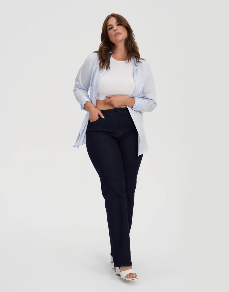 Yoga Jeans - Chloe Classic Rise Straight Jean in Prague