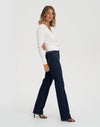 Yoga Jeans - Chloe Classic Rise Straight Jeans in Dark Indie