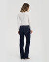 Yoga Jeans - Chloe Classic Rise Straight Jeans in Dark Indie