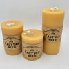 EastVan Bees - Wide Pillar Candles