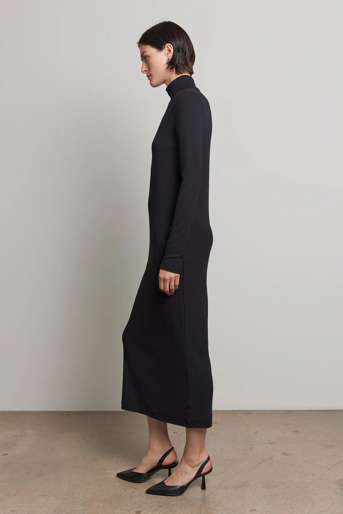 Velvet - Agoura - Modal Rib Dress in Black