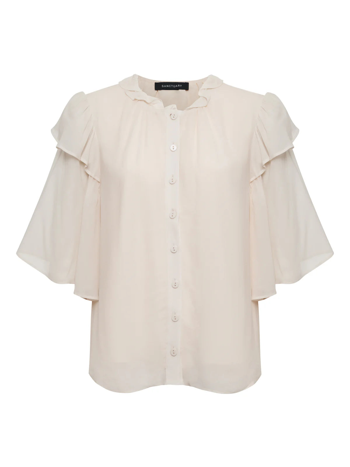 Sanctuary - Deja Vu Blouse in Light Oat