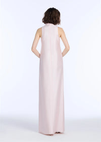 Emily Shalant - Taffeta Sleeveless Gown in Blush