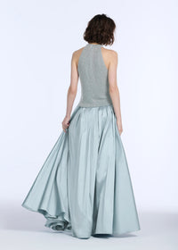 Emily Shalant - Pleated Soft Taffeta Ballgown Skirt
