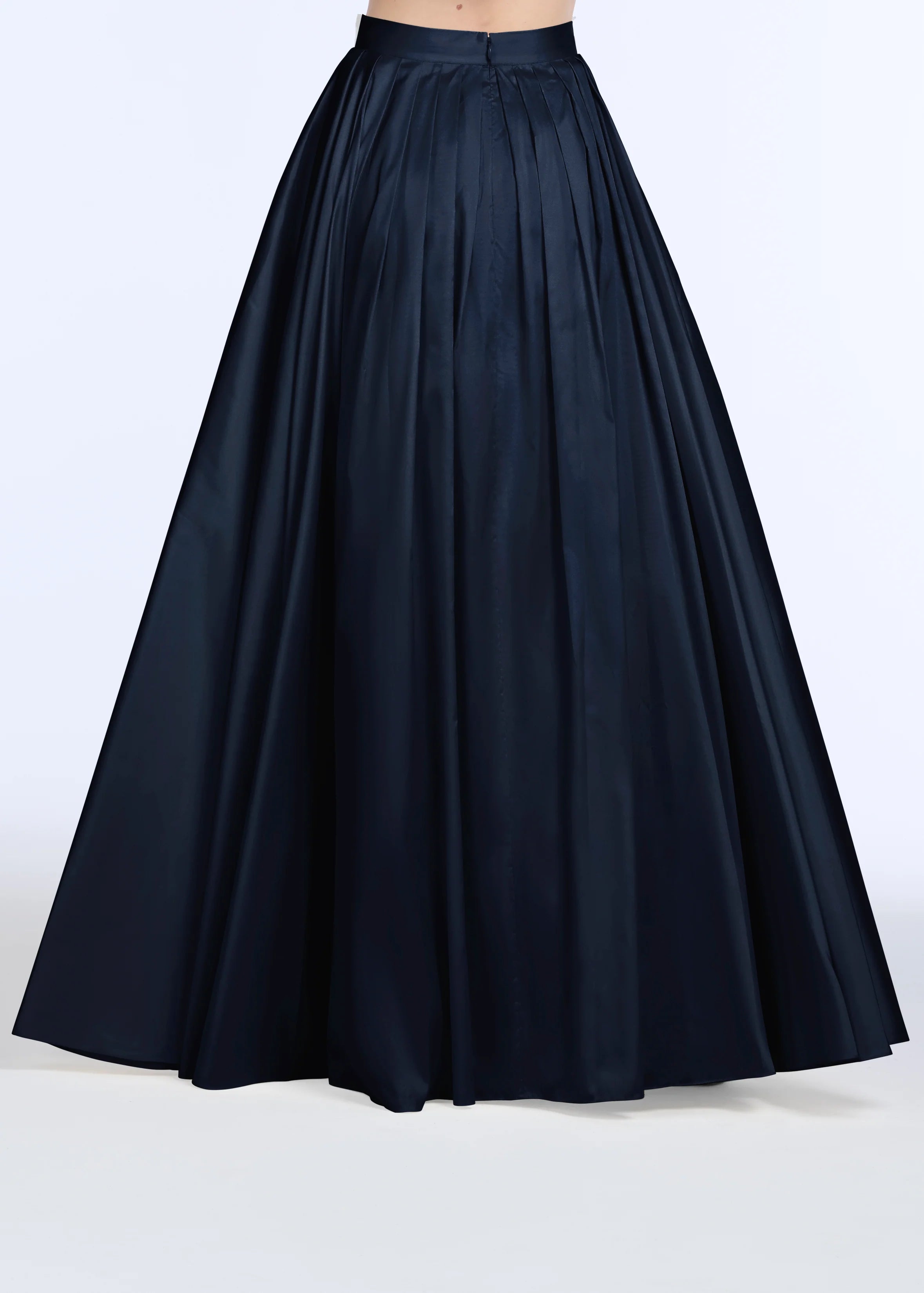 Emily Shalant - Pleated Soft Taffeta Ballgown Skirt