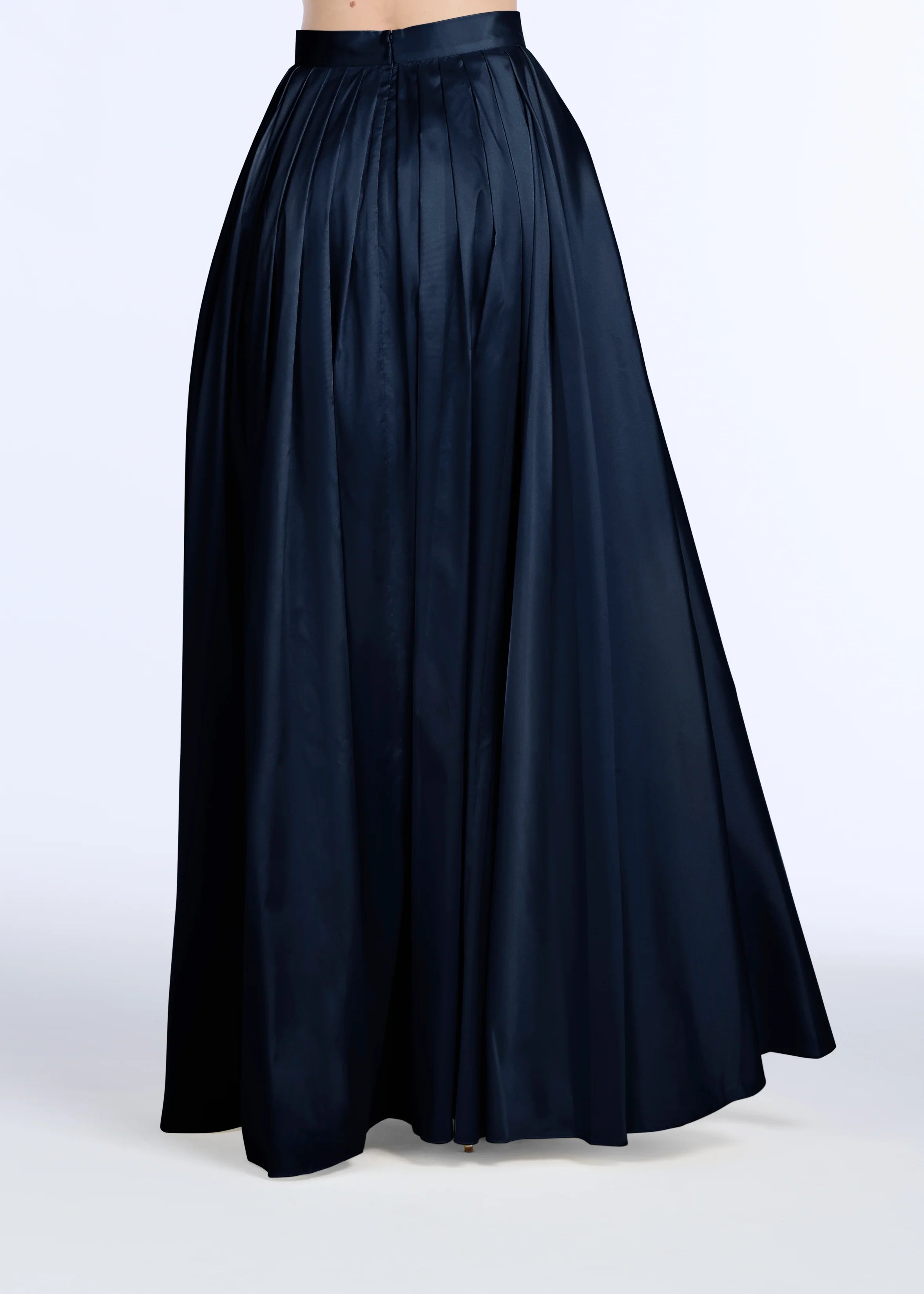 Emily Shalant - Pleated Soft Taffeta Ballgown Skirt