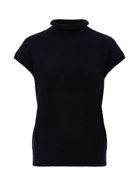 Sanctuary - Mock Neck Sweater Shell in Black