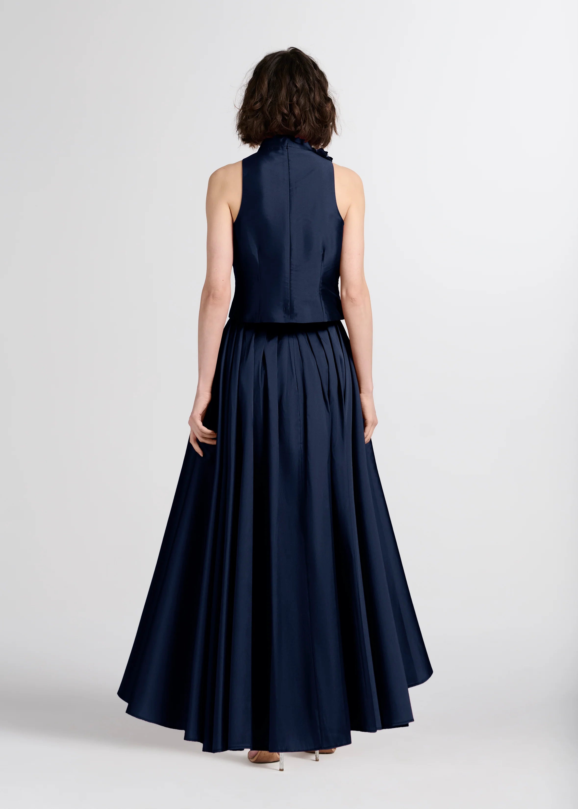 Emily Shalant - Pleated Soft Taffeta Ballgown Skirt
