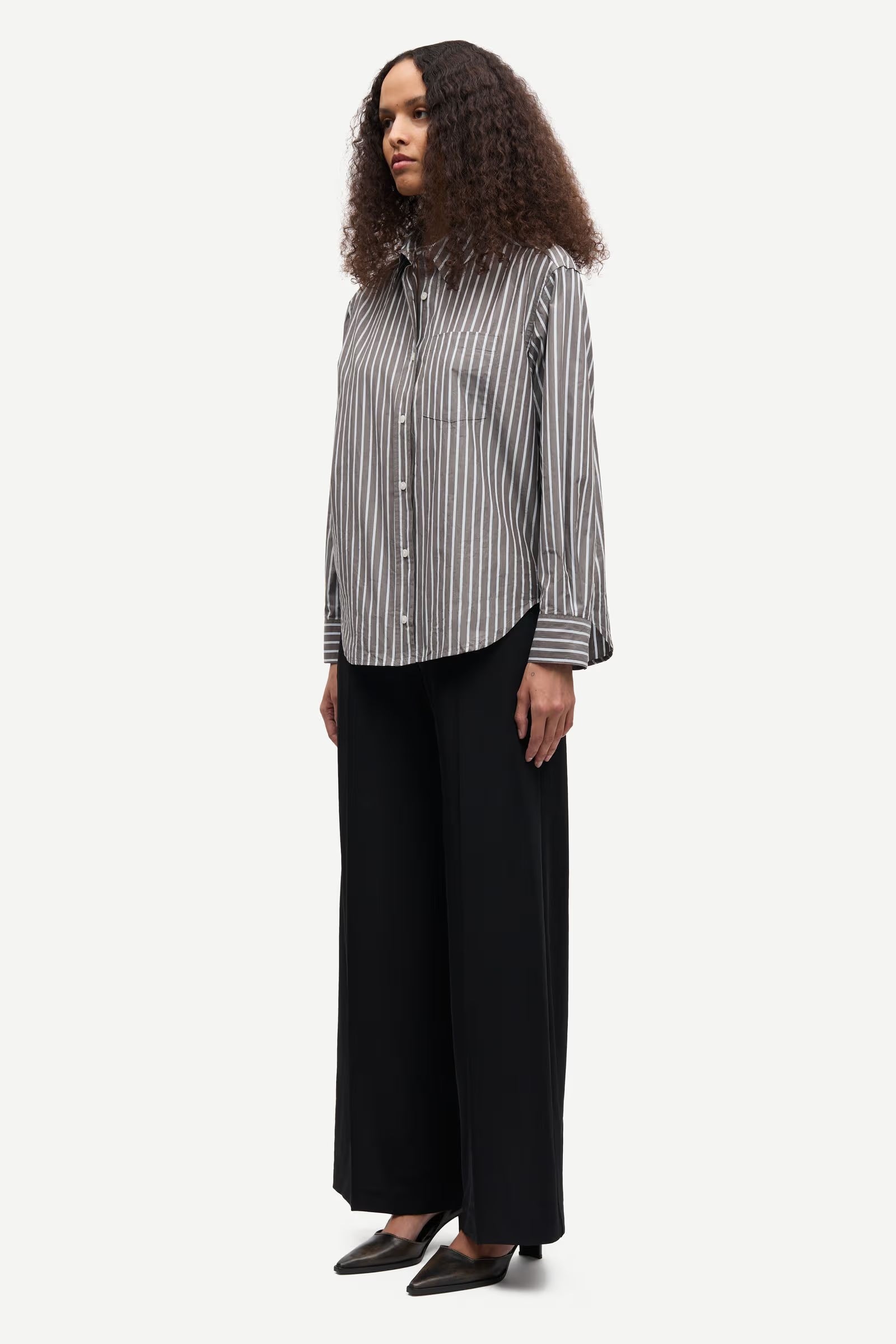 Samsøe Samsøe - Salova Pocket Shirt in Brown St.