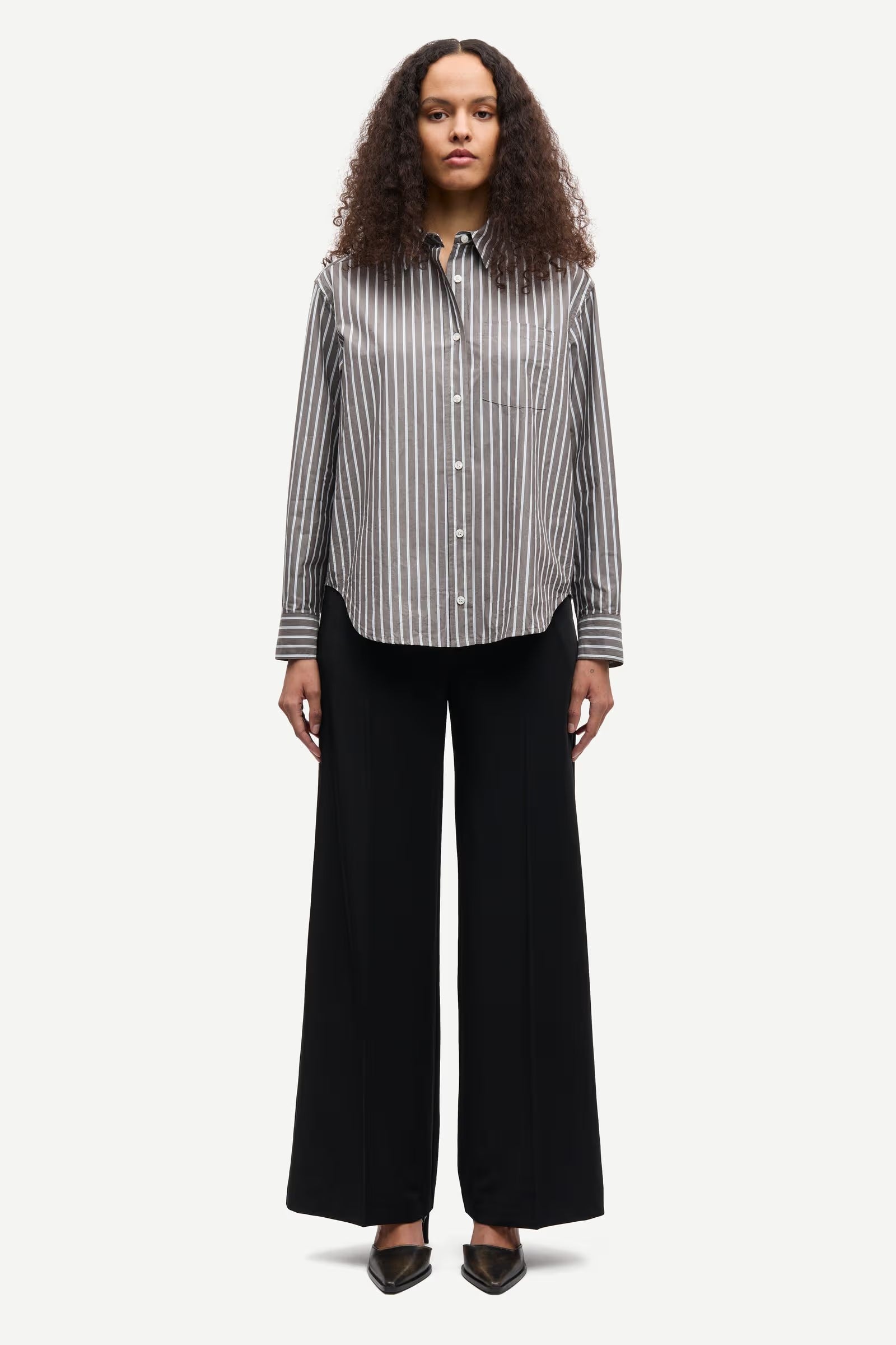Samsøe Samsøe - Salova Pocket Shirt in Brown St.