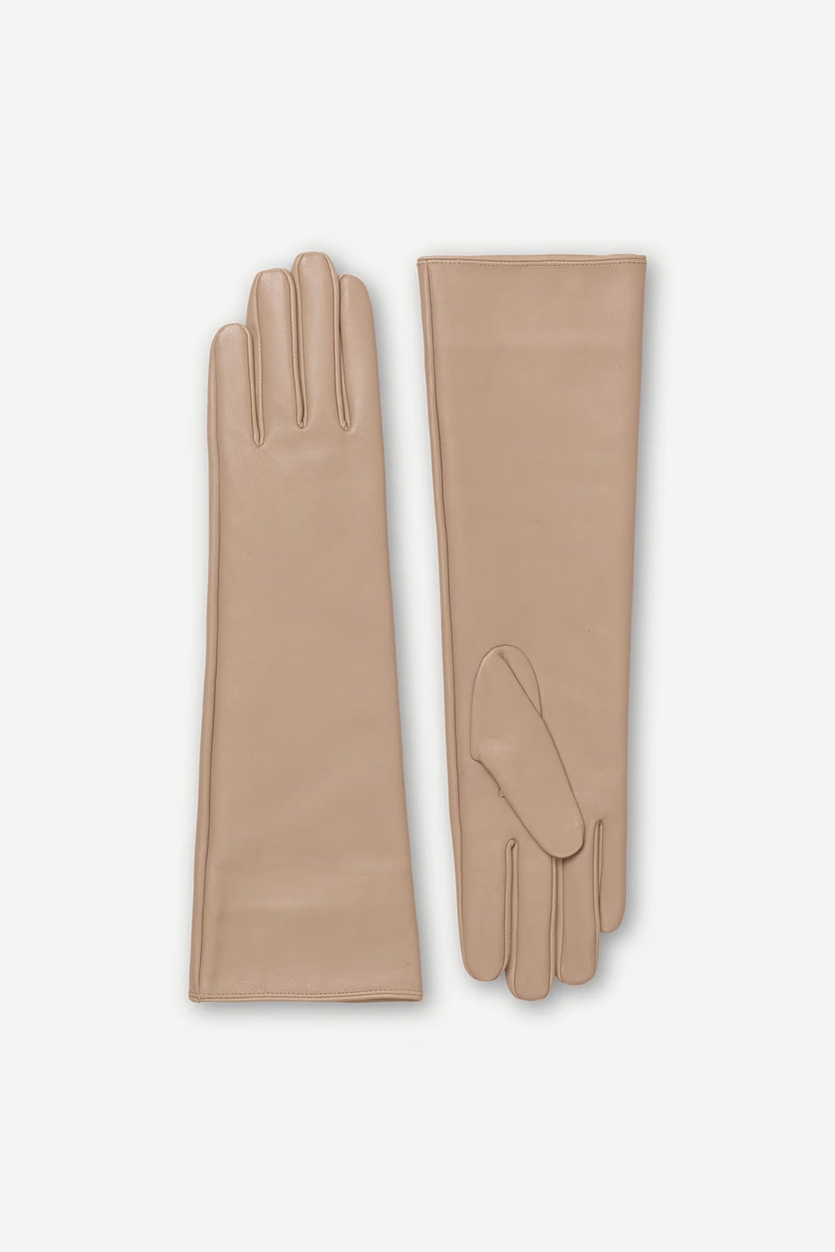 Samsøe Samsøe - Polette Long Gloves in Aluminium