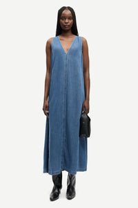 Samsøe Samsøe - Saskylar Dress in Medium Denim Blue
