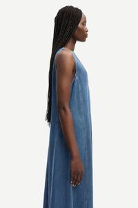 Samsøe Samsøe - Saskylar Dress in Medium Denim Blue